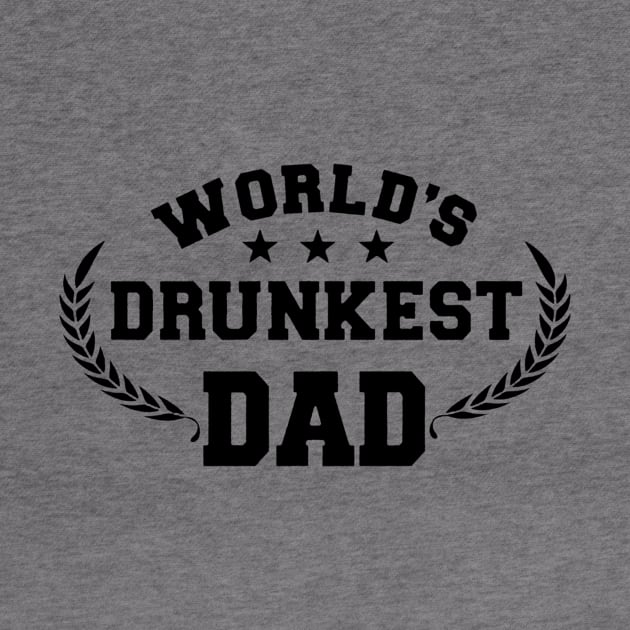 World's Drunkest Dad black by alvaroamado